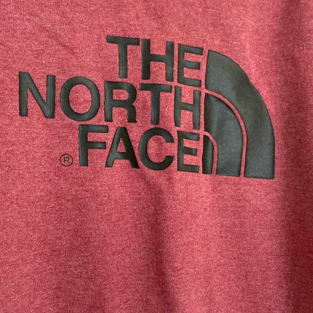 The North Face Men’s Cranberry Red Hoodie Sweatshirt, Medium - Picture 3 of 7